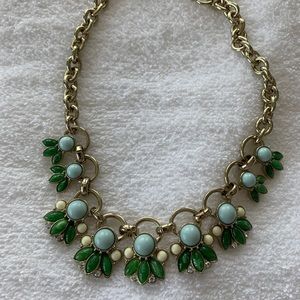 Lee Blue and Green statement necklace